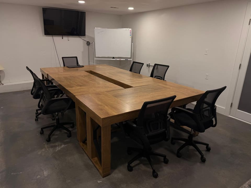 Clean office meeting room